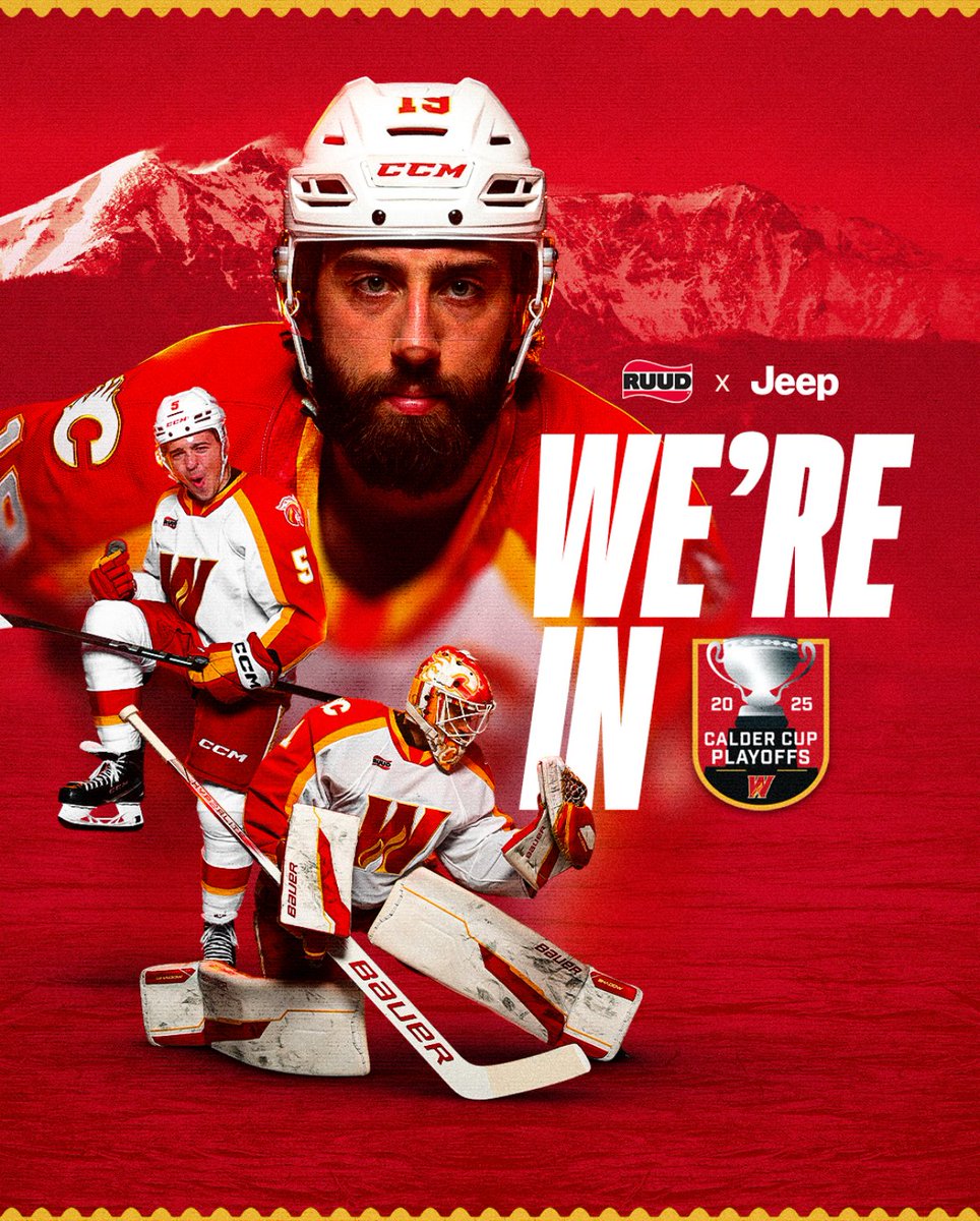 If you’re reading this, WE ARE IN 🔥

Your Calgary Wranglers have secured a spot in the 2025 Calder Cup Playoffs!