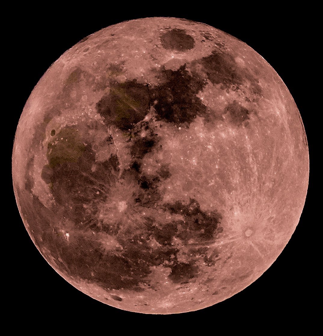 radiolassi's tweet image. Full Pink Moon #PinkMoon