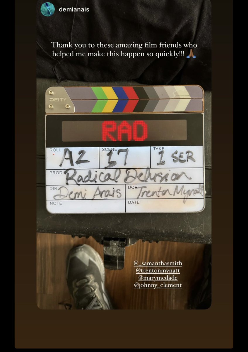 samanthasmithyo's tweet photo. A day of black women being in front of and behind the camera, manifesting their wildest dreams, is a day well spent. 
#RadicalDelusions https://t.co/ZV5s5Rzexf