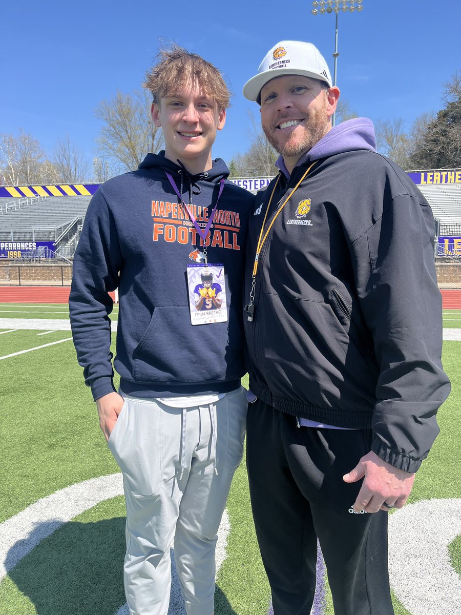 FinnBretag18's tweet image. Thanks @CoachBWilson, @CoachJCaraway, @CoachJoeDavis and for having me out to @WIUFootball! Had an awesome building a relationship and seeing what Leatherneck football is about! Excited to have you out on the 30th💪

@HuskieFB @HuskieStrength @EDGYTIM @PowerAthleteHQ…