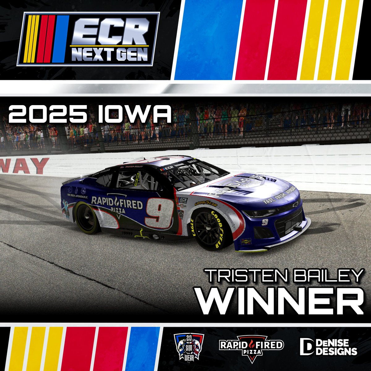 Race #10 at <a href="/iowaspeedway/">Iowa Speedway</a> saw a lot a green flag race and some pit strategy across the board. <a href="/Tristen__18/">Tristen Bailey</a> was able to hold off <a href="/speedmachine51/">⚡️51⚡️</a> and grabbed the 🏆🏆<a href="/Celticsfan3030/">Collin Bollinger</a> P3 <a href="/SPORTGUY_MCCALL/">Ryan McCall</a> P4 and <a href="/JonOsborne/">Jon Osborne</a> P5 rounds out the top 5.

We are off next week for Easter!