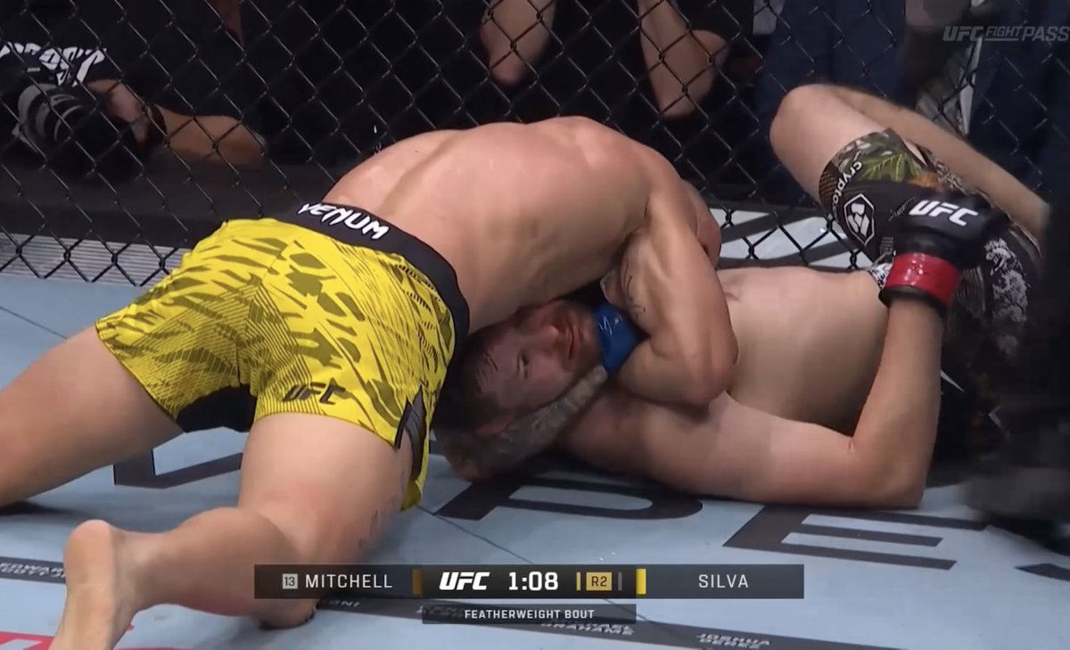 JEAN SILVA SUBMITS BRYCE MITCHELL IN THE SECOND ROUND!