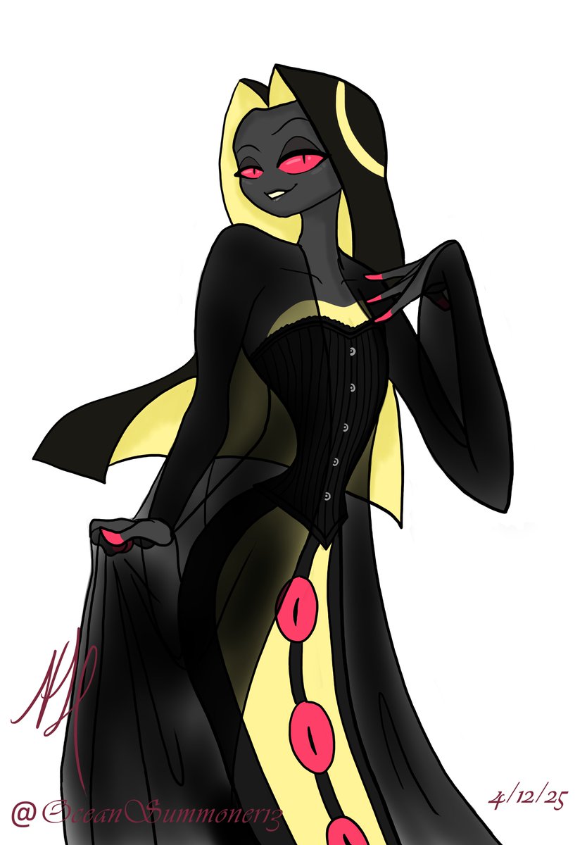 OceanSummoner13's tweet image. More corsets with #SirPentious and #MontgomeryPython! #HazbinHotel #Arackniss #HazbinHotelOC
**Monty belongs to @AxelGear11 and is designed by @dommato1 **