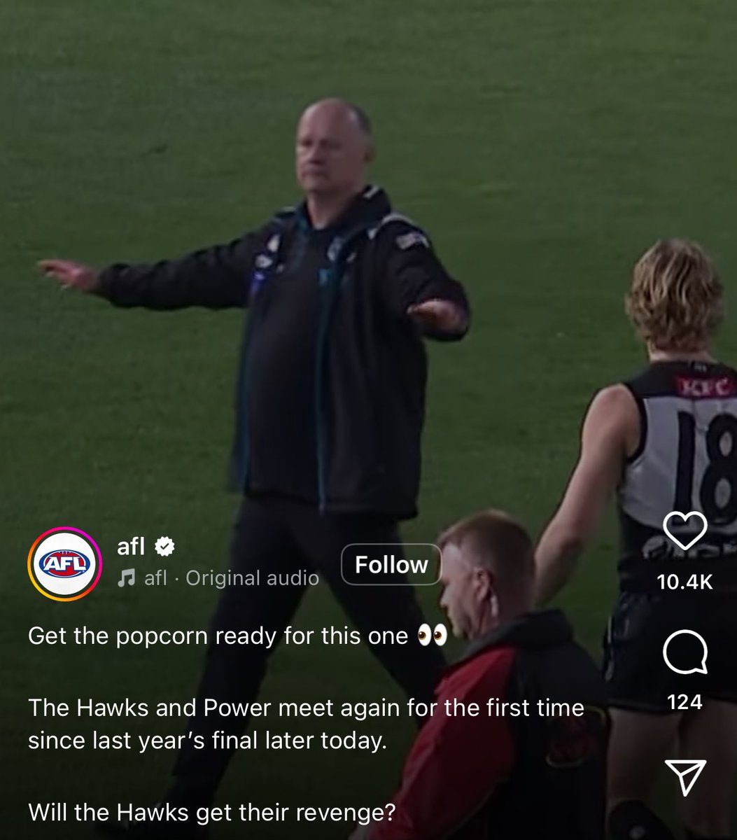 AFL boss Andrew Dillon in November:

“I don’t think you will see the AFL leading with that (the Hinkley and Ginnivan narrative) I think you will see others leading with that.”

AFL’s official Instagram account this morning 👇🏻