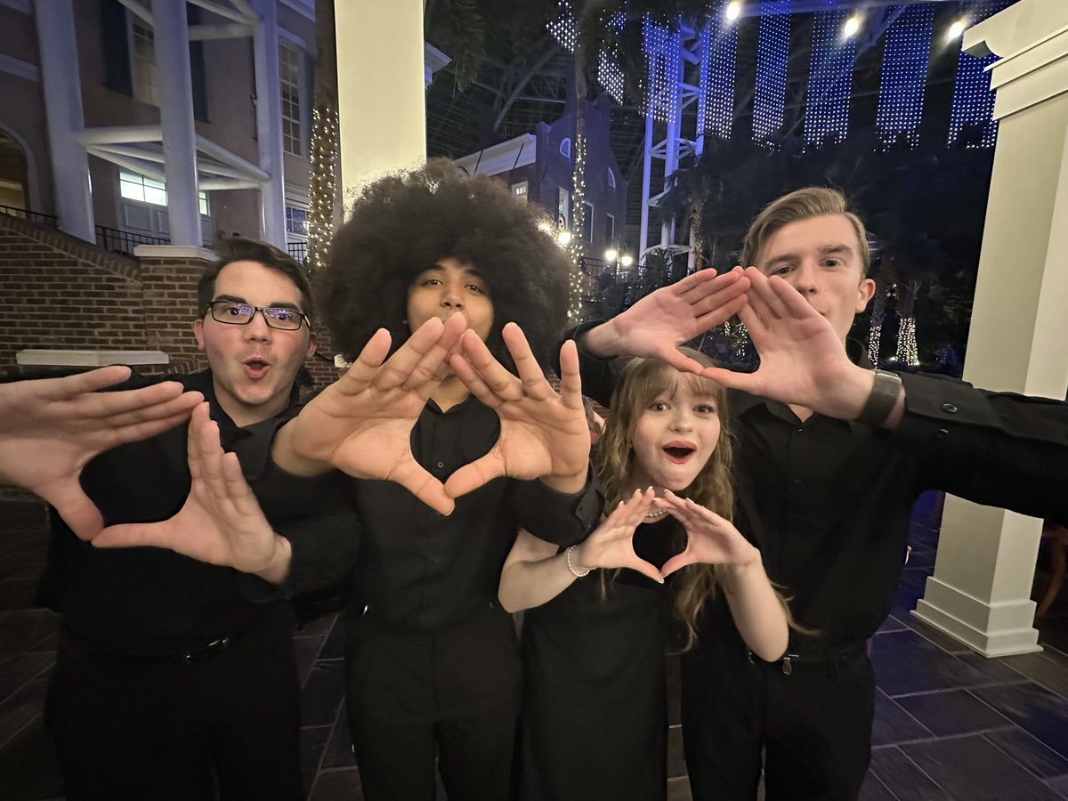 So super proud of these four students for representing Oakland Choirs at Tennessee Allstate! They are among the best choral musicians in the state and we could not be more blessed with their attitude, integrity, and passion for music. Representing OHS well! 🅾️💙