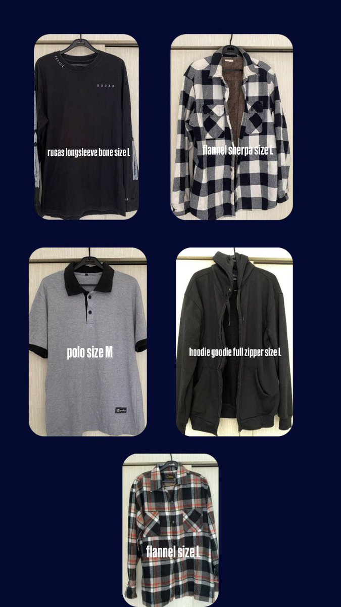 aprilboyzz14's tweet photo. @undipmfs nitip, ngurangin isi lemari. dianter sampe kost (temcy only). price? hit me up! https://t.co/8vj9kxwm6z
