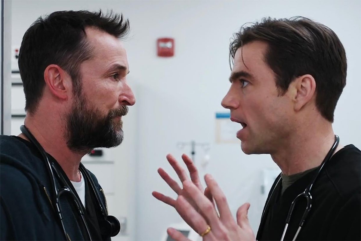 EM and IM arguing about whether someone should be admitted to the floor or not