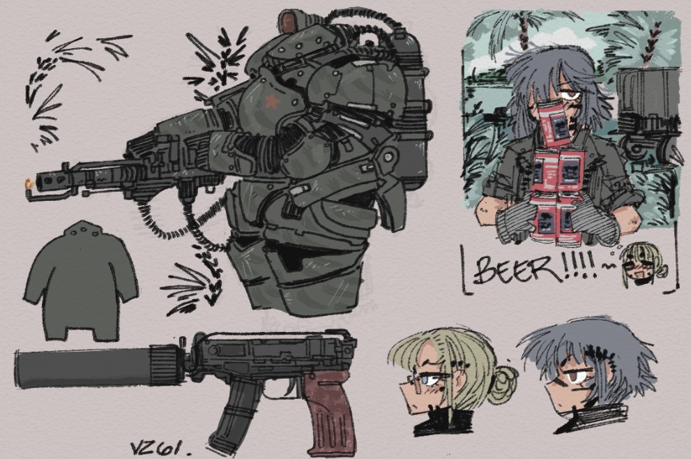 GRUTTS_'s tweet photo. Assorted Colored Sketches https://t.co/i4gxtYfc8H