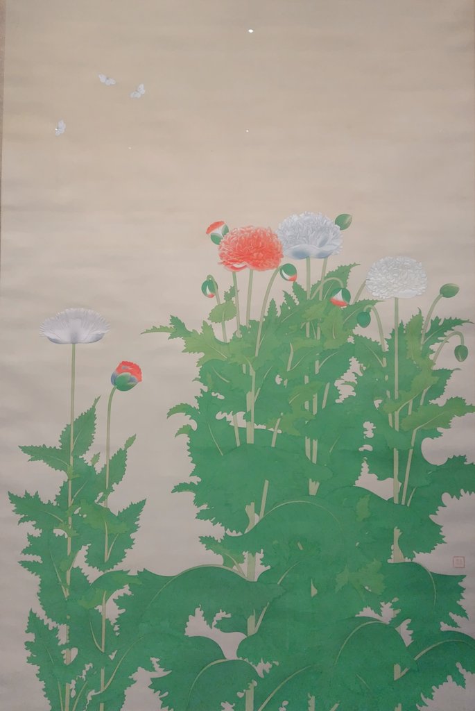 三の丸尚蔵館 「百花ひらく」へ 土田麦僊の《罌粟》が観たくて行ってき