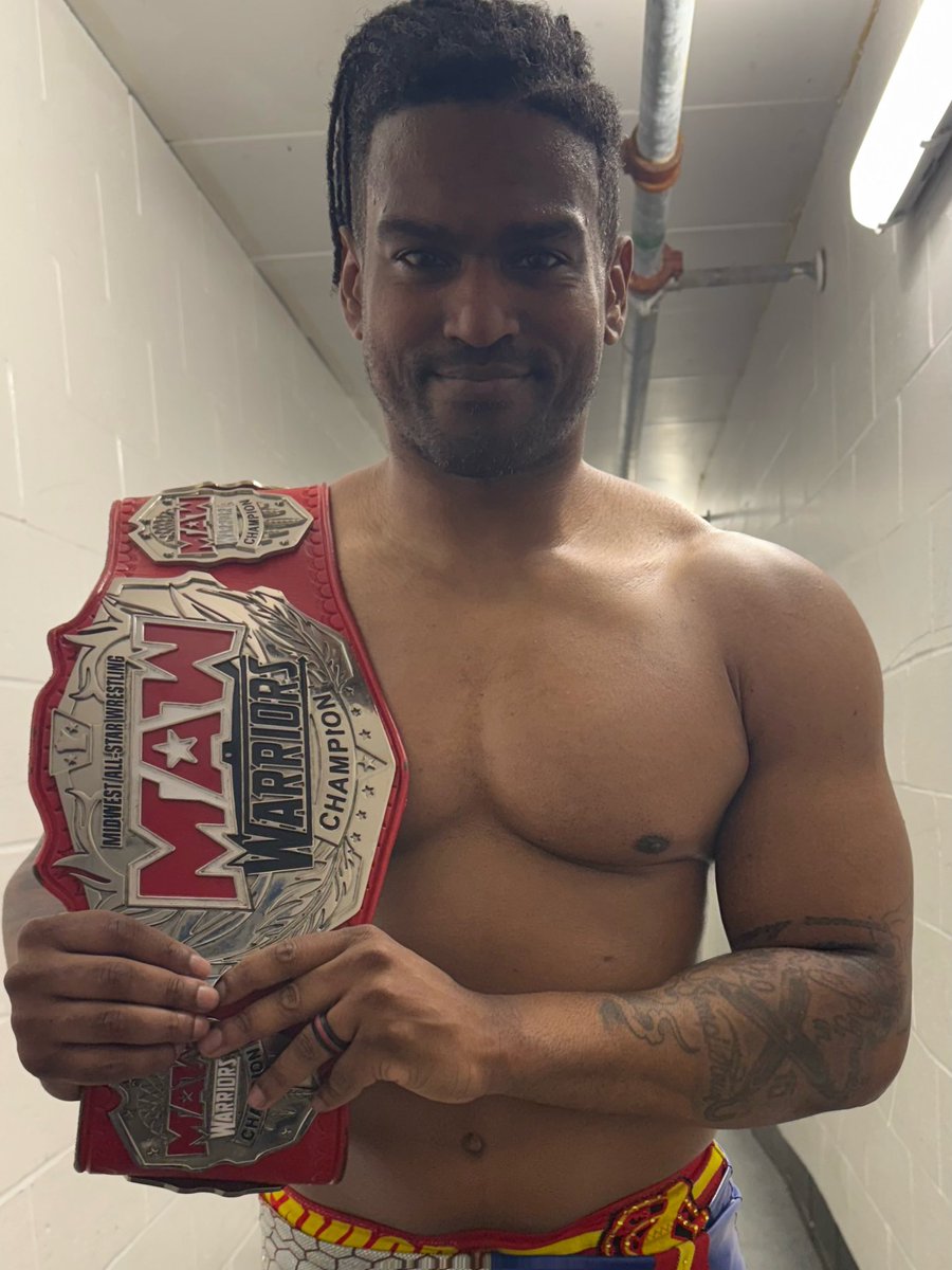 DAVID ALI 🤼♂️ (@davidaliwrstlng) on Twitter photo I said I’m back to go to work!
#AndNew <a href="/MW_AllStar/">Midwest All-Star Wrestling</a> Warriors Champion! Thank you #Rochester community and #MAW fans for the overwhelming support! I can’t wait to mend and defend this accurately descriptive championship!
#pwi #professionalWrestling #prowrestling
#wrestling I said I’m back to go to work!
#AndNew <a href="/MW_AllStar/">Midwest All-Star Wrestling</a> Warriors Champion! Thank you #Rochester community and #MAW fans for the overwhelming support! I can’t wait to mend and defend this accurately descriptive championship!
#pwi #professionalWrestling #prowrestling
#wrestling