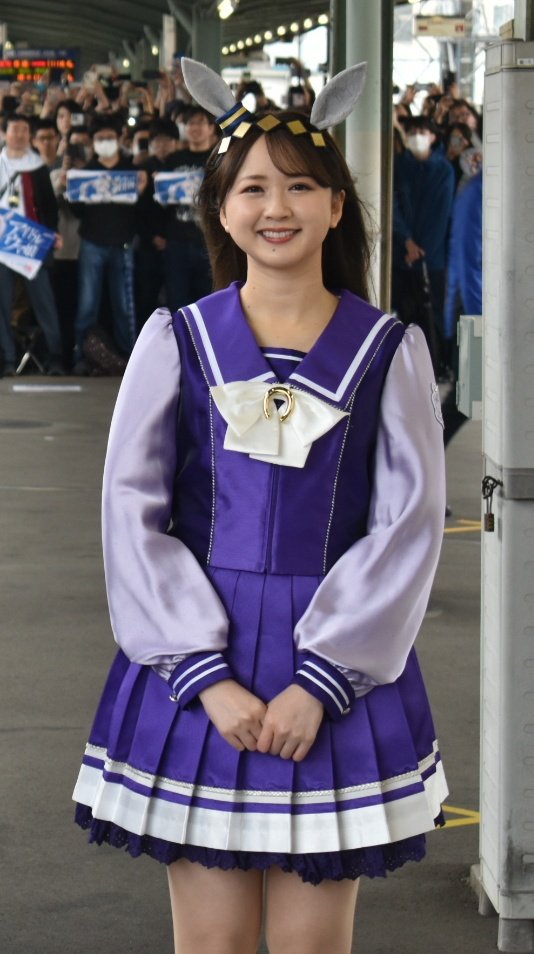 オグリキャップ役声優高柳知葉さんお迎えしての出発式めちゃくちゃ