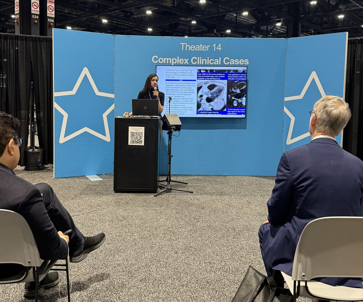 sitagarapati's tweet image. What an amazing and educational experience to present our complex clinical case to @AllanLKleinMD1 !!

Always thankful to my mentors:
@SachinGoelMD @AneeshDhore 
#ACC2025 #multimodalityimaging #EPeeps