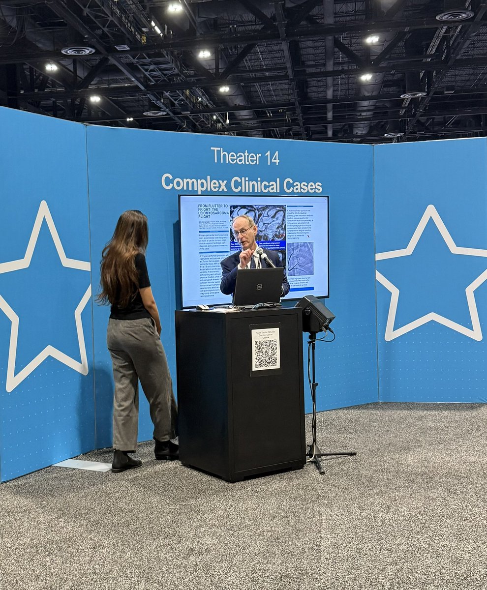 sitagarapati's tweet image. What an amazing and educational experience to present our complex clinical case to @AllanLKleinMD1 !!

Always thankful to my mentors:
@SachinGoelMD @AneeshDhore 
#ACC2025 #multimodalityimaging #EPeeps