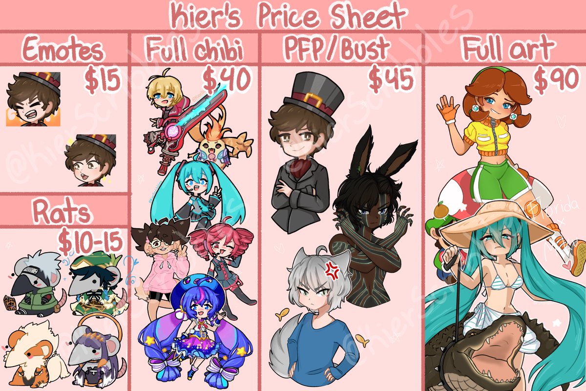 KierScribbles | Comms Open tweet media