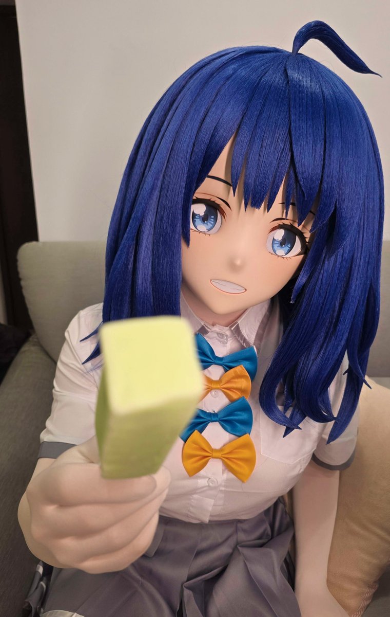 來剩最後一個給你喲 嘻嘻~

🍦
#マケイン #八奈見杏菜 #kigurumi #着ぐるみ