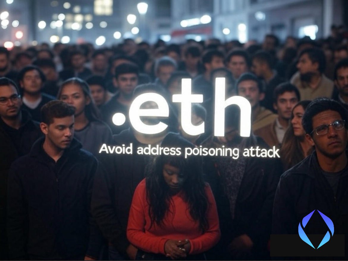 AutonomousAi's tweet photo. @realScamSniffer why 🧠 #ENS :

 Simple &amp; Safe to avoid address poisoning attack !

#ensnames #namechain #web3names #enslabs #ens #ensdomains #ensdao #ensfoundation #eth #ethereum https://t.co/9XufMywXab