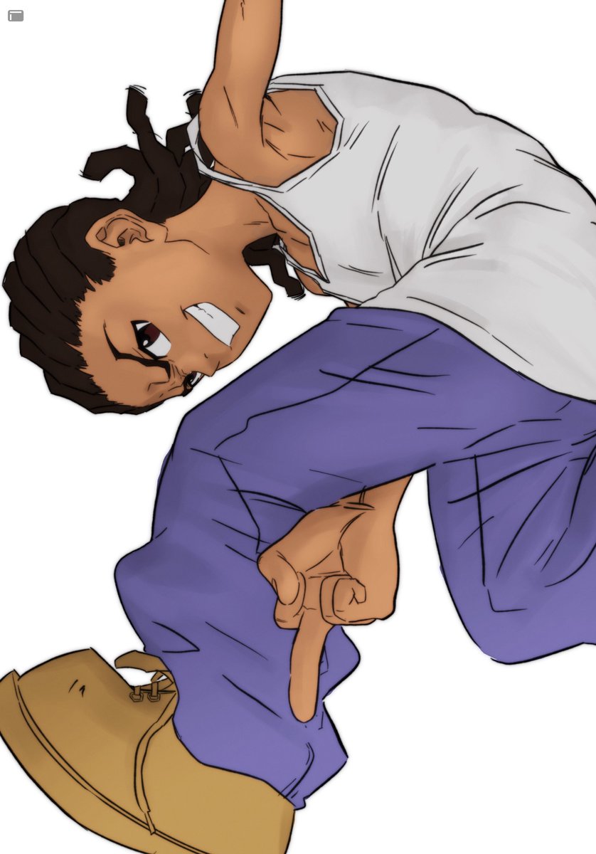Arti_god's tweet photo. Boondocks x Sonic #blackartist #sonic #anime https://t.co/QoNa493YuU