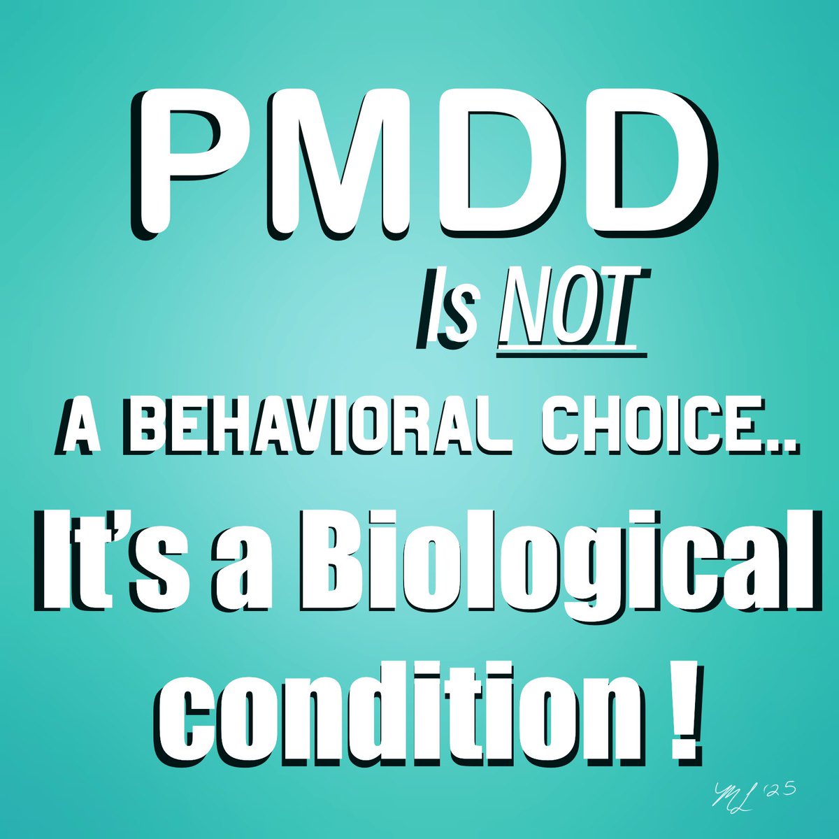 MDreamDesignFan's tweet photo. Still sharing awareness for PMDD/PME @IAPMDglobal
PMDD & PME is NOT a behavioral choice- it’s a biological condition!!
PASS IT ON!!
#pmdawareness #pmddawareness #endthestigma https://t.co/y7vxrIyQmn