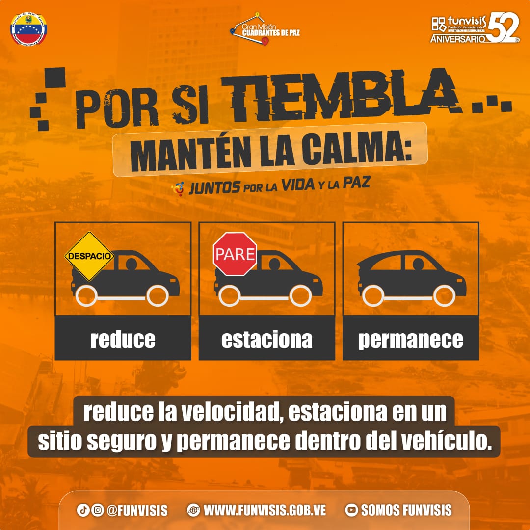 SomosFunvisis's tweet photo. La preparación hace la diferencia. No olvides que los #Sismos no se pueden predecir, por ello debes estar siempre alerta.
Te invitamos a conocer nuestra campaña #PorSiTiembla, allí encontrarás qué hacer antes, durante y después de un terremoto.
#Campaña #FunvisisInforma https://t.co/lkSasAdiga