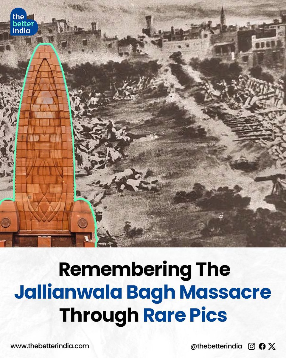 thebetterindia's tweet photo. They came to celebrate Baisakhi. They left as martyrs.      

The Jallianwala Bagh Massacre wasn’t just an attack — it was a calculated act of terror by the British Empire.

#JallianwalaBagh #IndiaRemembers #OnThisDay #BritishRaj #IndianHistory https://t.co/HThpq5qdDT