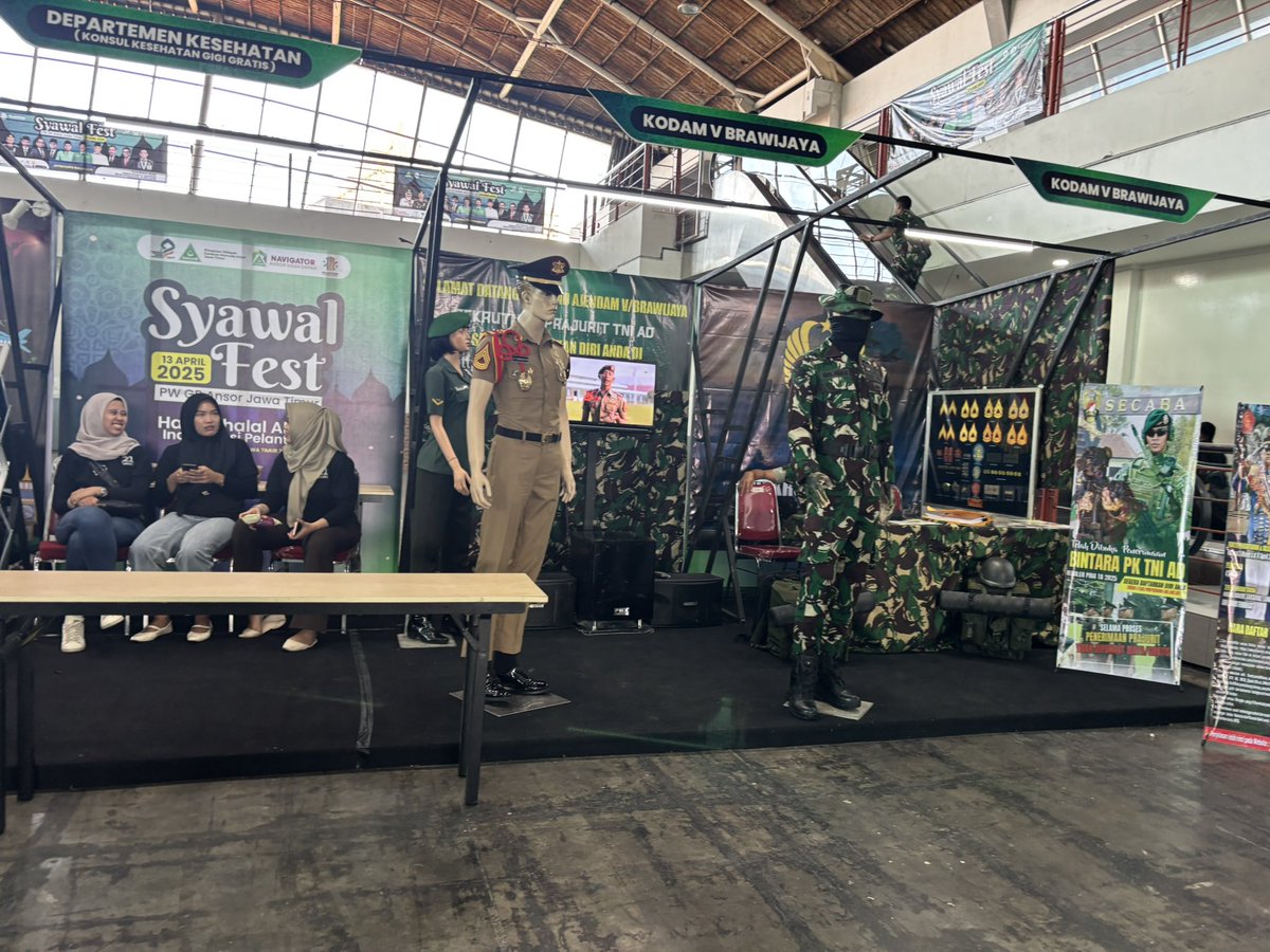 pwansorjatim's tweet photo. Merapat Yuk, di Booth Produk UMKM

Inaugurasi Ansor Jatim 
Syawal Fest Halal Bihalal Akbar Pimpinan Wilayah Gerakan Pemuda Ansor Jawa Timur, Ahad 13 April 2025, Jatim Expo Surabaya 

#IanugurasiAnsorJatim 
#AnsorJatim 
#NavigatorAnsorMasaDepan https://t.co/WeO9R2BGmE