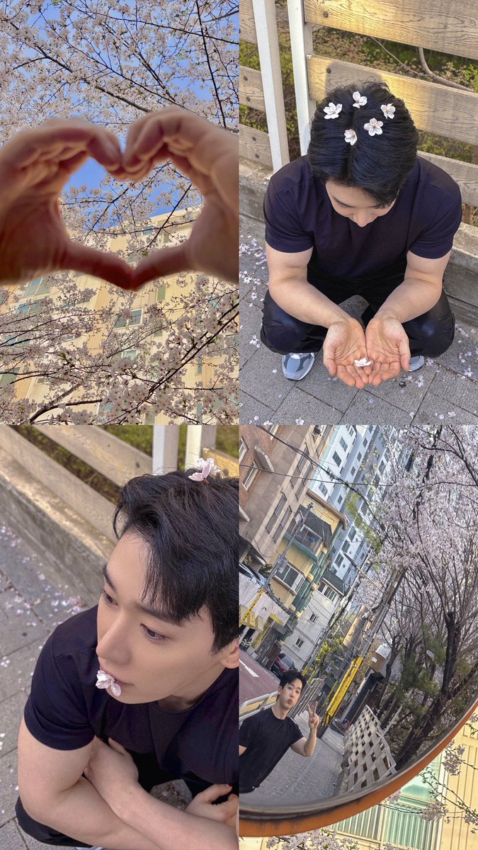 official__wonho's tweet photo. 봄바람 휘날리며~~~~원호를 기다리는 위니들에게~~~~~~~보고싶다~~~~~~~~

#원호 #WONHO https://t.co/WbFKzy5DyW