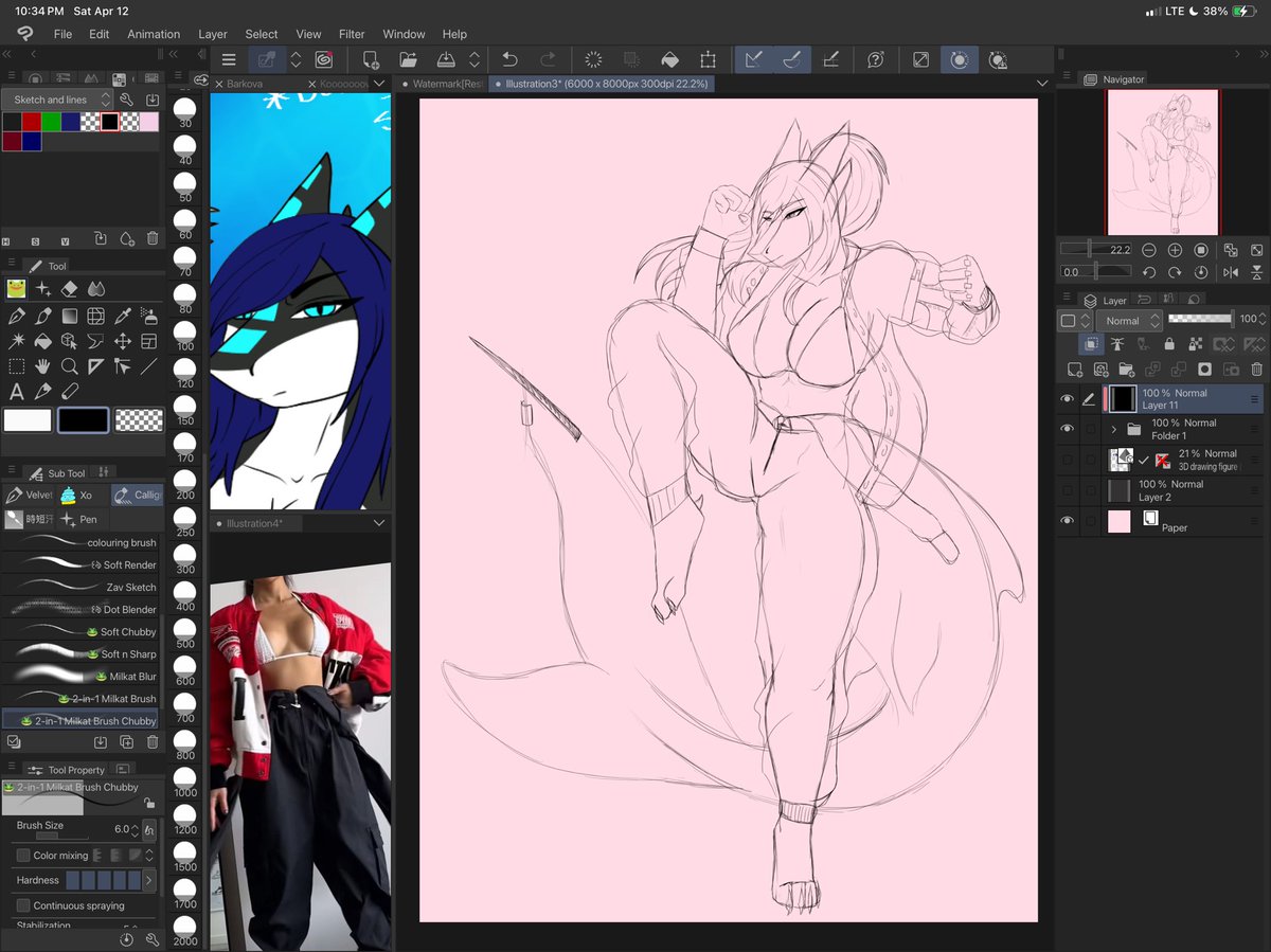 My wip tonight an outfit suggested by <a href="/SheilaWolfheart/">Sheila girl ♥️</a> on my girl this gonna be fun