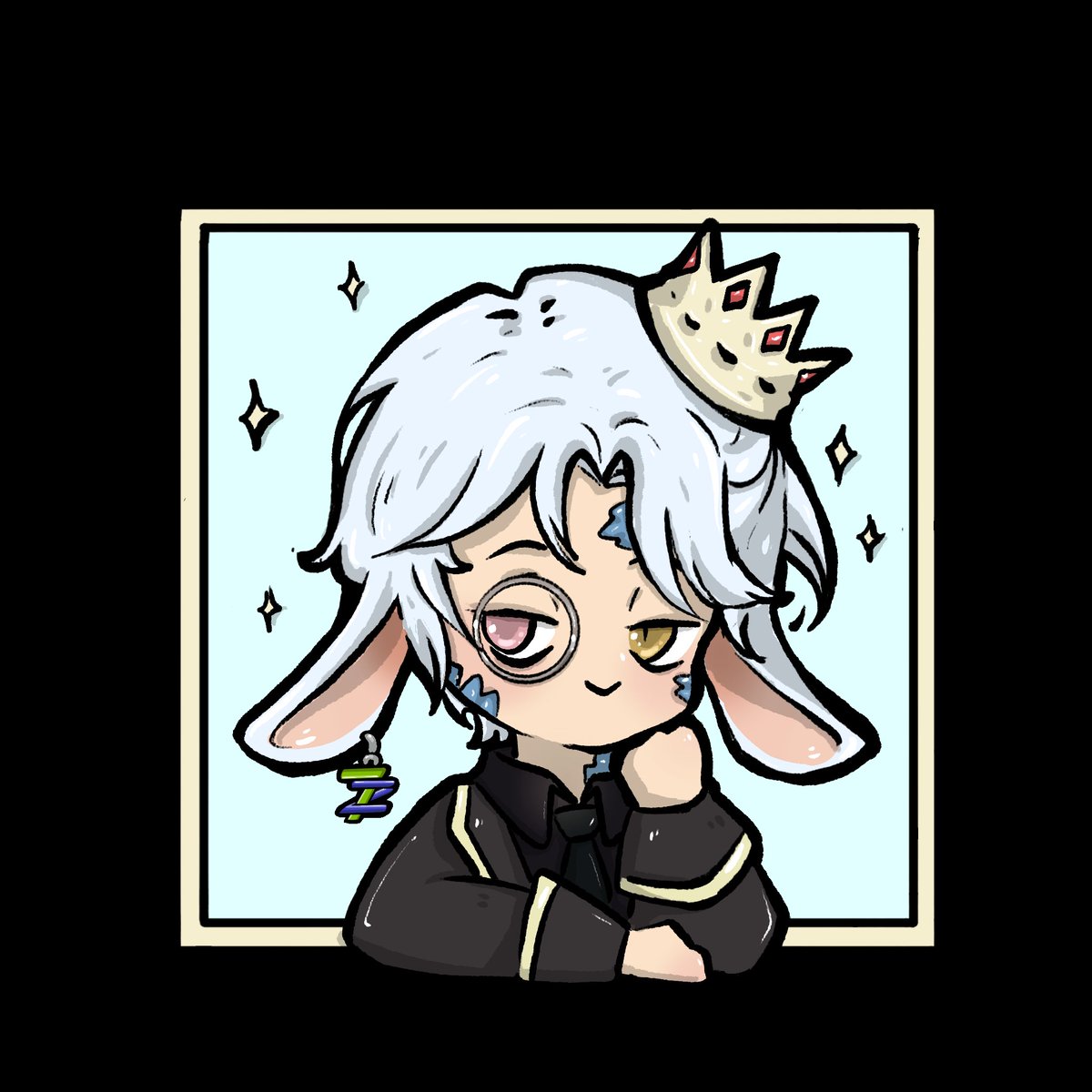shadvi_7Z's tweet photo. @alemidraws  MADE THE CUTEST CHIBI SHADVI

I LOVE THIS SO MUCH!!! https://t.co/CumHD15gEC