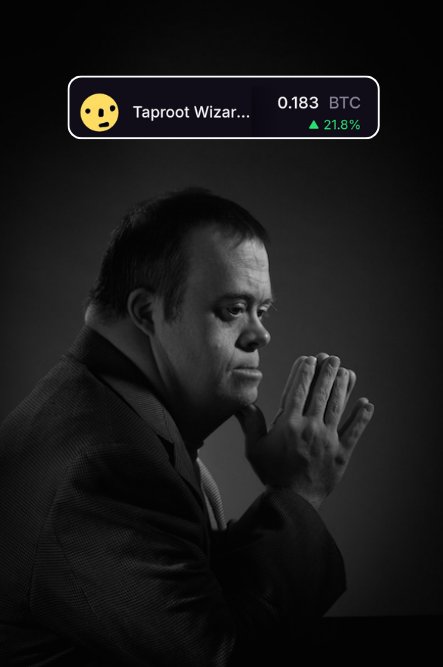 supremeleadoor's tweet photo. slowly
THEN ALL AT ONCE
wizards up 21% on the daily
fadoors in disbelief rn
if you're a taproot wizard holder drop a comment below
#wizardfollowwizard https://t.co/DmdzUzBNEP