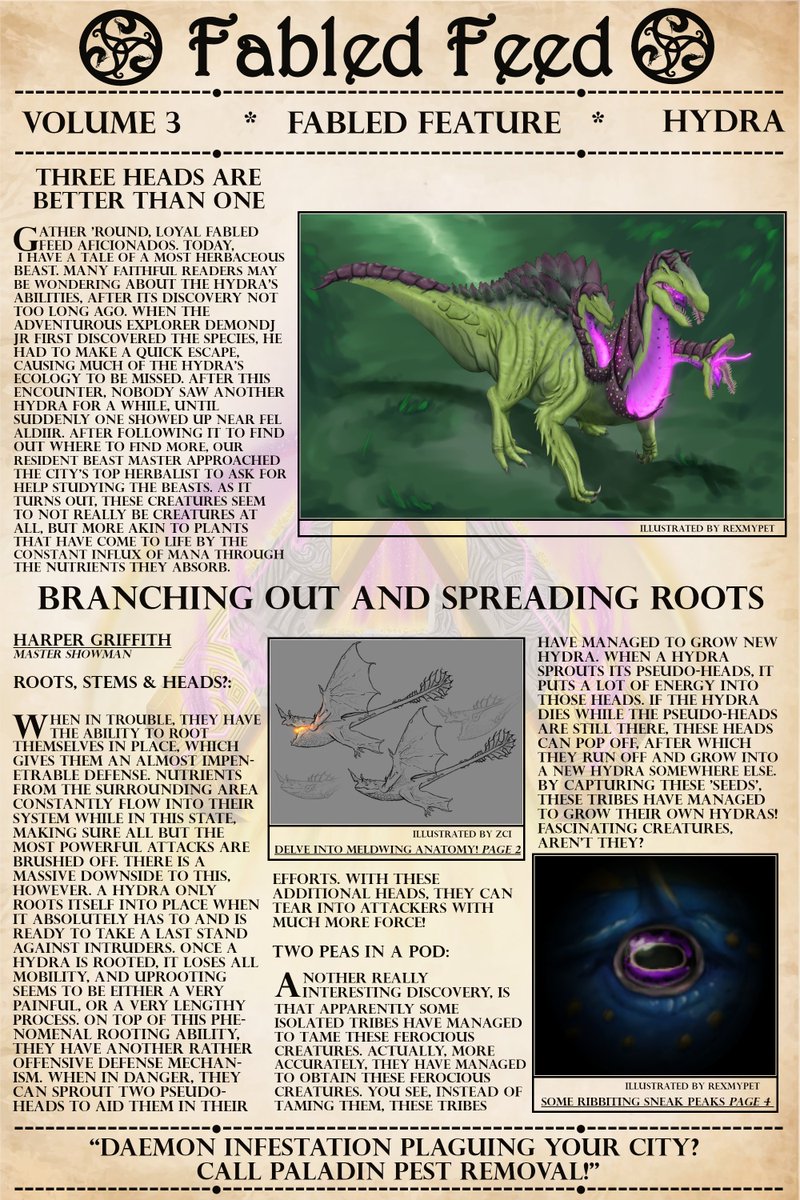 FabledDominion's tweet photo. It seems Gobber managed to get hold of my writing gear, so my apologies for the "news" that unfortunately wasn't truthful. This time, we promise this is the actual Hydra design this time.
#playARK #ARKSurvivalAscended #ARKModding #FabledDominion #ArkFabled #Fantasy https://t.co/vIJwIEGJUz