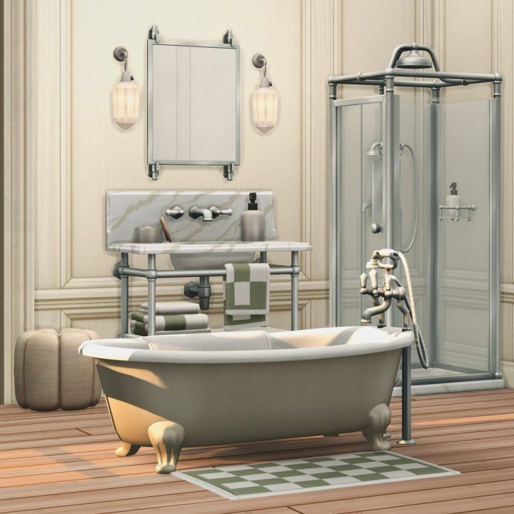LiquidSims's tweet image. Estate Bathroom by Felixandre liquidsims.com/finds/estate-b… #Finds