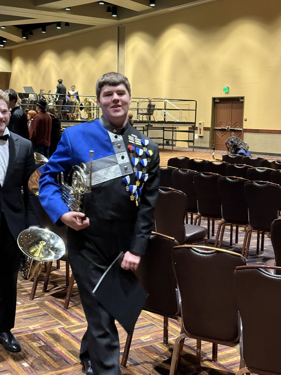 cedarcrestband's tweet photo. Congrats to RyanN and EvanG on a great @PMEAstate All State Band performance today! This is the first time for Evan and THIRD All State appearance for Ryan!#excellence #FalconPride #yeahband #festivals https://t.co/3FxwTAQf10