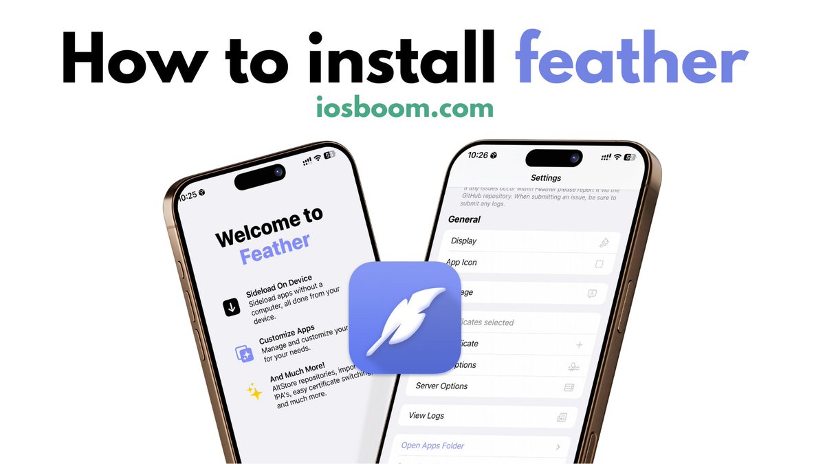 new video on youtube 🥳

Install Feather Signer on iOS | Install IPA Files on iPhone &amp; iPad Without Jailbreak or Revokes! 
youtube.com/watch?v=4iqABD…