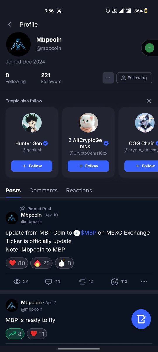 DevidLuis11's tweet photo. @mbpcoin @CoinMarketCap This Is Really A Wonderful Opportunity And Hope So This Project Will Become A Splendid Platform In Crypto History. 

@Sohel369369 
@Sonarbangl2023 
@shishirpress

#Giveaway #CryptoCommunity #USDT #MbpCoin #Airdrop https://t.co/q6Z4JCUIPJ