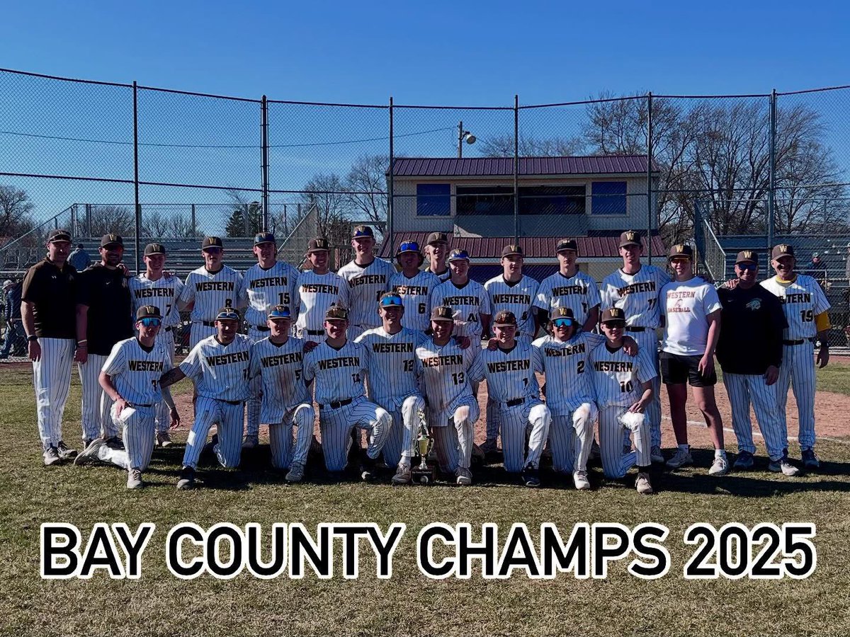 bcwbaseball (@bcwbaseball) on Twitter photo BAY COUNTY CHAMPS!
Convincing 9-0 win over John Glenn. <a href="/luke_lacourse3/">Luke Lacourse</a> & <a href="/JackSequin/">Jack Sequin</a> combine for 2 hitter w/ 12 Ks. <a href="/BraydenSimmon/">Brayden Simmon</a> 3 run HR.
<a href="/JimmeySequin/">Jimmey Sequin</a> with 3 hits.
6-0.
#squawkem BAY COUNTY CHAMPS!
Convincing 9-0 win over John Glenn. <a href="/luke_lacourse3/">Luke Lacourse</a> & <a href="/JackSequin/">Jack Sequin</a> combine for 2 hitter w/ 12 Ks. <a href="/BraydenSimmon/">Brayden Simmon</a> 3 run HR.
<a href="/JimmeySequin/">Jimmey Sequin</a> with 3 hits.
6-0.
#squawkem