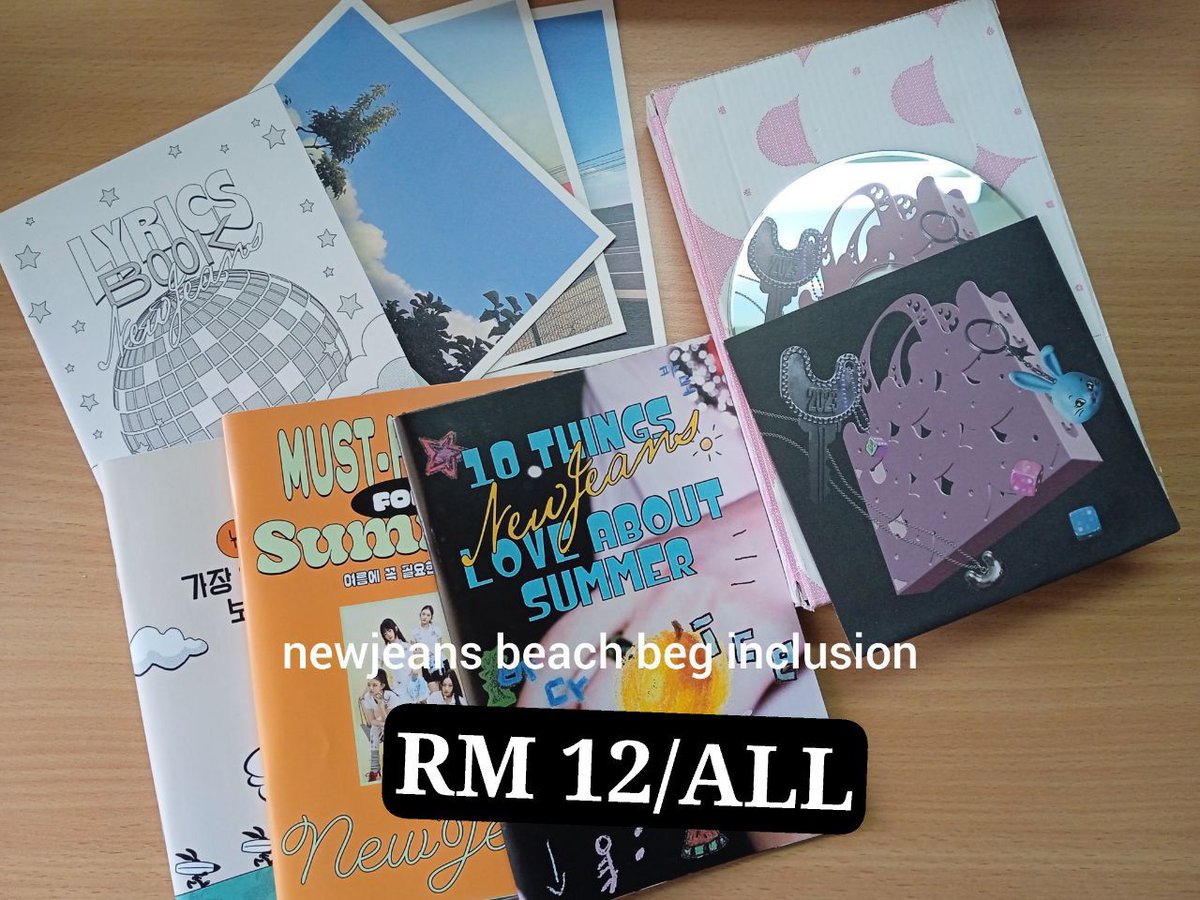 hoonsbuns's tweet photo. WTS NEW JEANS, IVE, FIFTY FIFTY ALBUM 🍓
want to clear fast~~
PRICE REDUCED A LOT

• 🇲🇾 (wm/em ✅)
• can open sharing 🩵
• hmu if interested ^^

#pasarnewjeans #pasarnewjeansmy #pasarive #pasarivemy #pasarfiftyfifty #pasarkpop #pasarhype #pasarkpopmy @PasarNewJeans
@PasarIve https://t.co/DjRpeZavCH