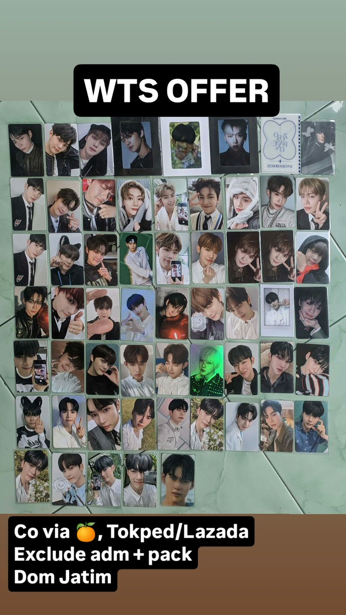 WTS AAB ZB1 ♠️ MENTION AFTER DM⚠️ tweet media