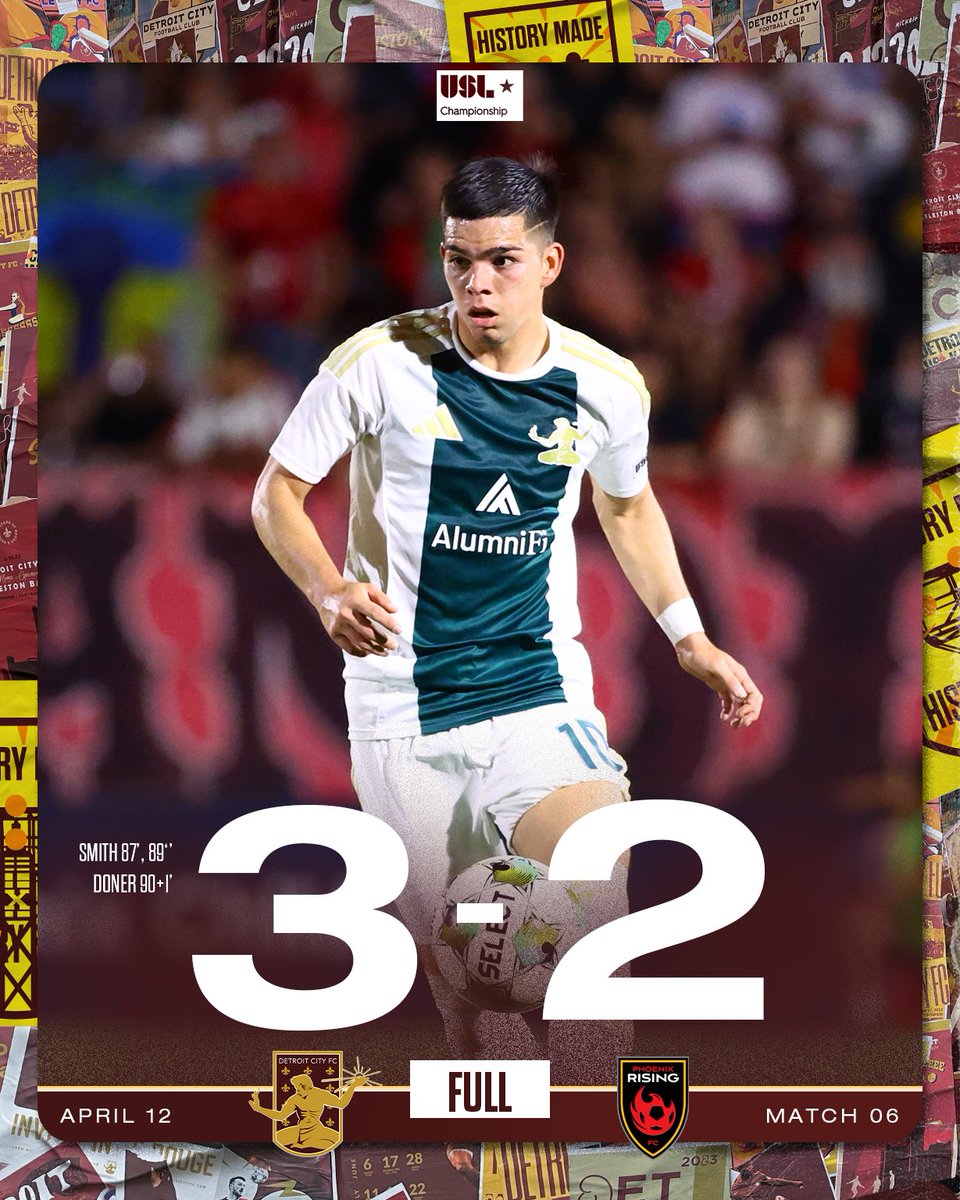 ALL HEART, ALL GRIT.

NEVER COUNT OUT DETROIT CITY FOOTBALL CLUB.

#DCTID