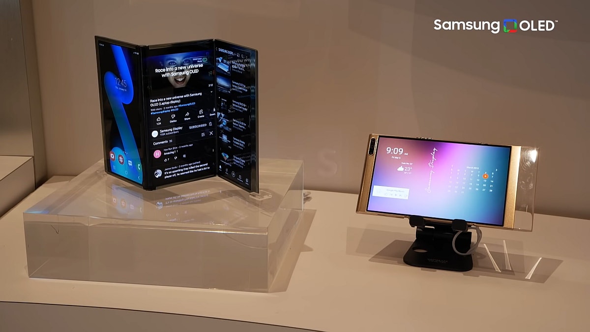 AstroVigour's tweet image. Samsung showcased concepts like this years ago. They&apos;re at the top and don&apos;t even see Chinese manufacturers as a threat hence why they&apos;re taking their sweet time. This is nothing go check out what they showed off at CES from 2022 to 2025. This is peanuts in comparison.