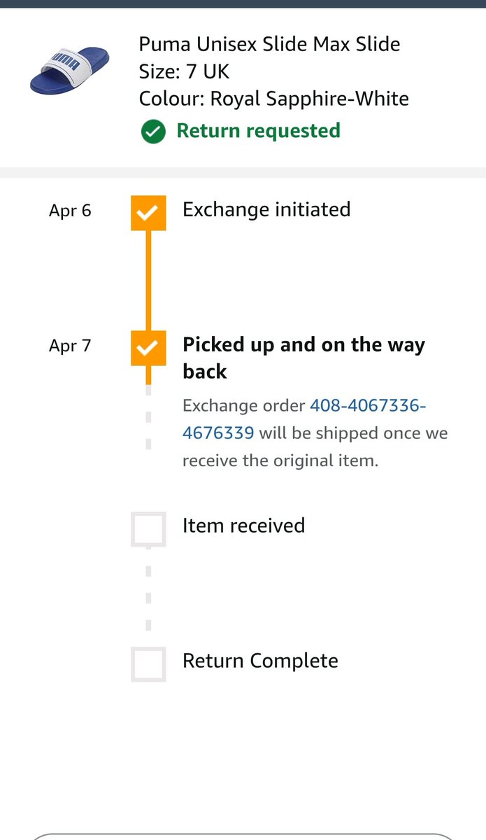 sqmoin's tweet photo. Where is my exchange order @amazonIN https://t.co/1W8dIU8eSo