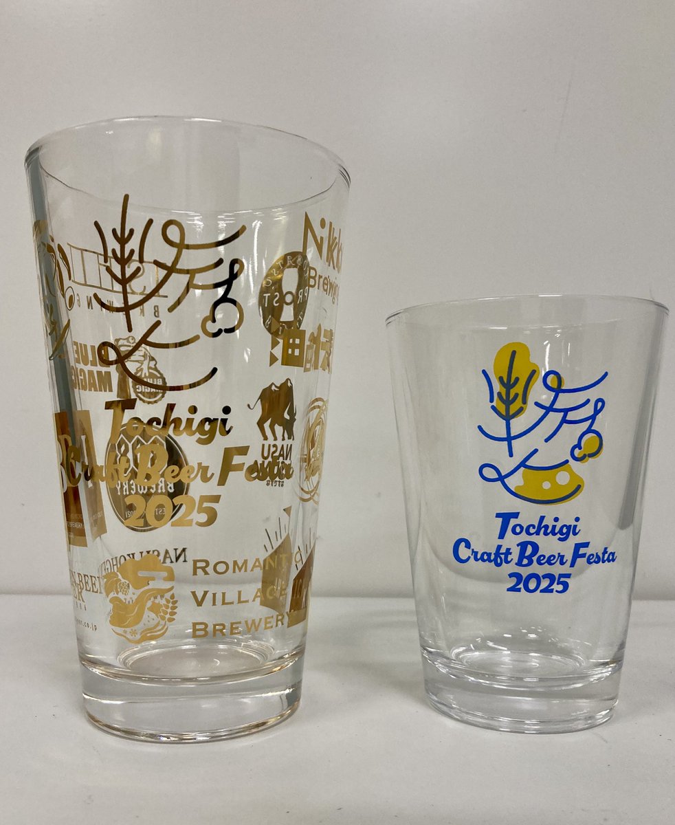 CraftFesta's tweet photo. お得に楽しめる「TOCHIGI CRAFTBEER FESTA 2025」オリジナルグラス
✅前売600円／当日700円
✅出店ブルワリー＆Peatix で販売中！
    https://t.co/yEDQYgI8uk
前売でグラスをご購入の方限定で
パイントグラスが当たる抽選会実施！
#栃ビ #とちぎクラフトビアフェスタ #もったいない運動　＃宇都宮市 https://t.co/YLVsK0Nuyp