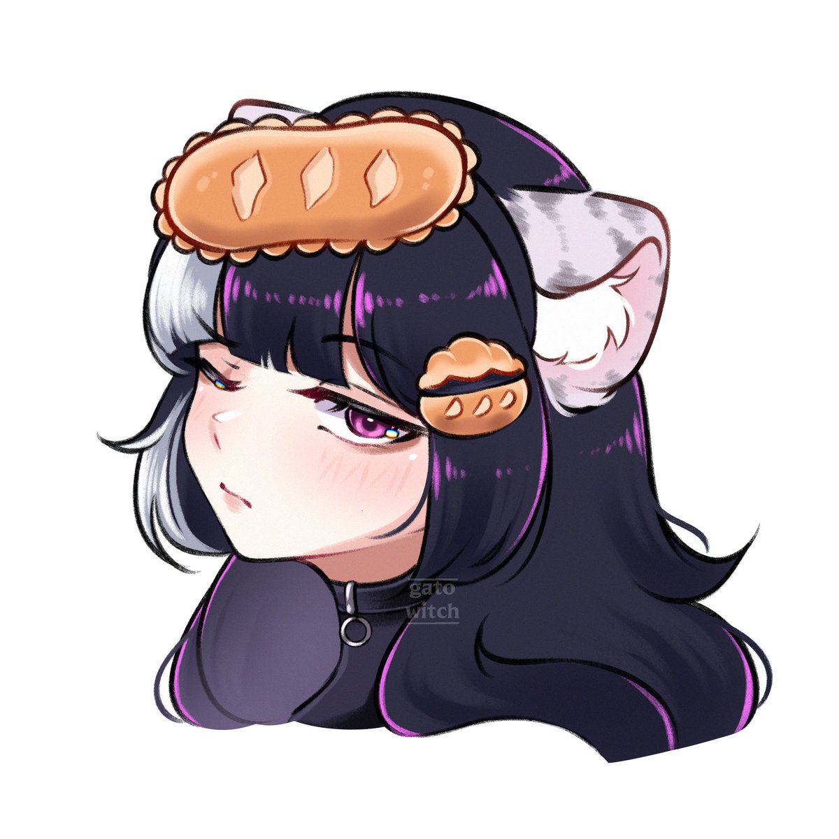 gatto_shrimp's tweet image. sweeeeeet @/Karmaliya 🩶

#Vtuber #Art