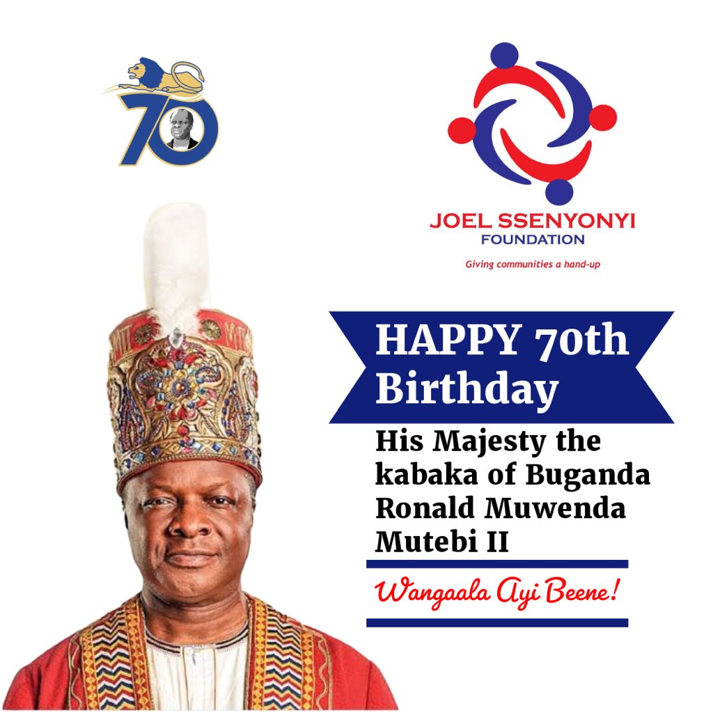 jsf_foundation's tweet photo. Happy Birthday His Majesty Kabaka Ronald Muwenda Mutebi II. Many more years on the throne. 

Awangaale Ayi Saabasajja! https://t.co/umUmExQ6t1