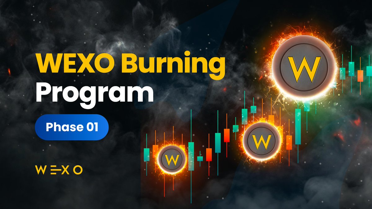 WexoOfficial's tweet photo. 🔥 #WEXOBurning: Tokens disappear, opportunity grows 🔥

👉🏻 Less is more: Burning tokens increases their rarity.
👉🏻 Phase 01: 3.5 million tokens per month, 38 months, total 134.5 million (14.5%).
👉🏻 Full transparency: Public monthly burn reports.
👉🏻 Your chance: Buy and profit from future growth.

Secure your #WEXO Token today! 🧨

📌 Read more: https://t.co/1lwNNxhIBf