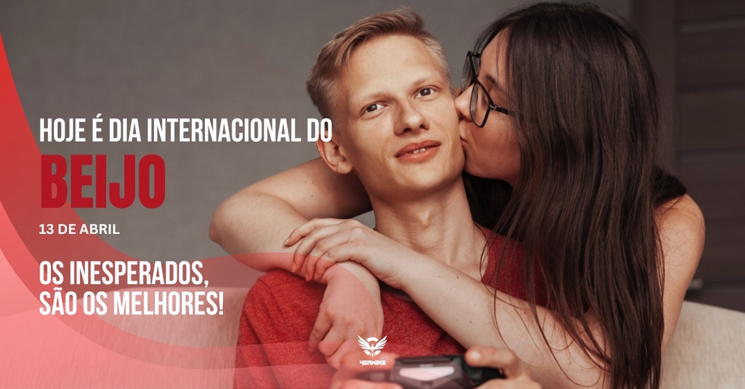 Seja aquele beijo surpresa depois de uma vitória épica ou o momento roubado entre partidas, no jogo e na vida, o inesperado é sempre o mais emocionante! 🚀🎯

Feliz Dia do Beijo! Que hoje ganhes XP extra em carinho! 🎮❤️

#4Gaming #DiaDoBeijo #Gaming #GameOverParaOsSolteiros 😜