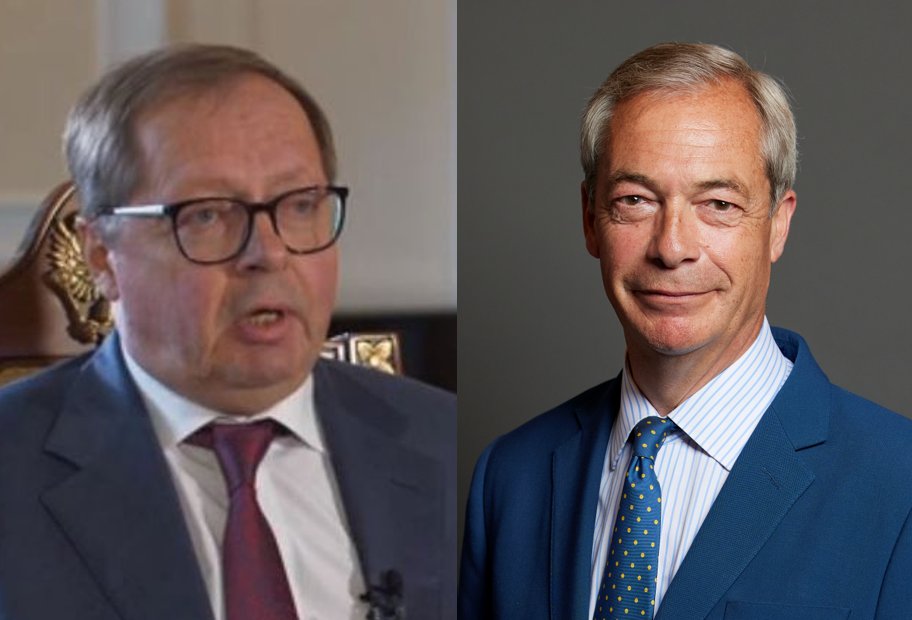 MittensOff's tweet photo. Quite a coup Laura Kuenssberg getting two Russian Ambassadors on #bbclaurak #Farage https://t.co/ZveqbHwqne
