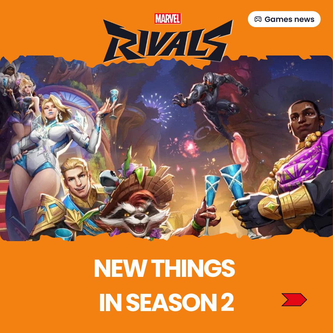 VouchersBuySell's tweet photo. 🚨 Marvel Rivals: Season 2 is here — and it’s loaded with action!
New heroes, new maps, fresh cosmetics, and game-changing updates 👀⚡
Swipe through to see what’s new!
🦸♂️ Who's your main this season?
#MarvelRivals #Season2Update #GamingNews #BuySellVouchers #MarvelGames #FreeToPlay #HeroShooter #PCGaming