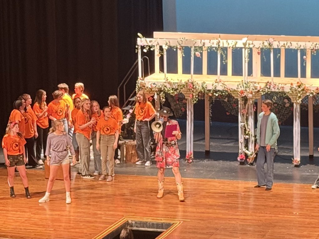 kris_lilley's tweet photo. And The Lightning Thief is in the books! What a great time we all had on our journey to Camp Half-Blood. Wrapping up our season with another success and some memorable moments #LPHS #d38 #publicschoolproud https://t.co/bkIh6YhdBJ