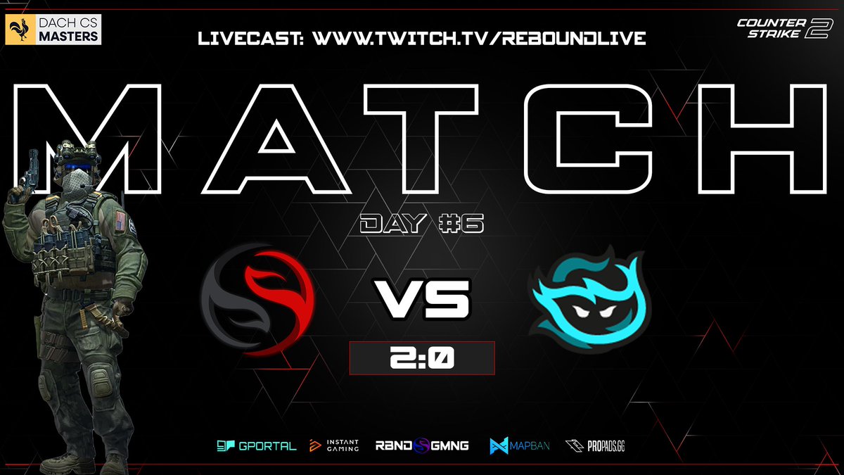 reboundcomgg's tweet photo. Im gestrigen Match in der @dachcs Masters gewinnt @TeamReboundgg mit einem 2:0 gegen #Elemental und bleibt weiterhin ungeschlagen in der Season 3.
Nuke: 16:12
Inferno: 13:3
GGWP and beide Teams 🔥
#gorebound https://t.co/tqmSmGPjrN