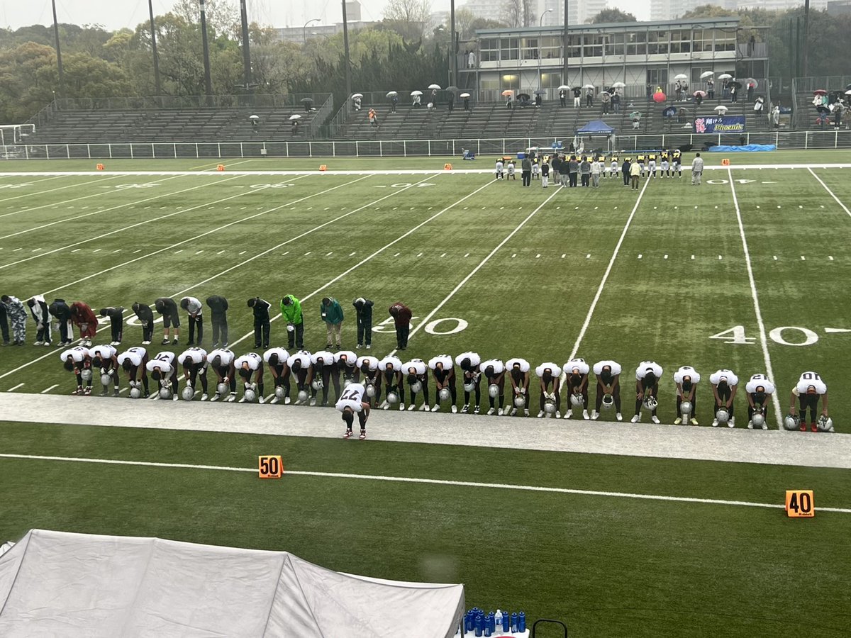OTMLumberjacks's tweet photo. 春季大会
vs大阪学院
21-0で勝利しました✨
雨のなかたくさんの声援を頂きありがとうございました👊
次戦は27日(日)11時KICK OFF
MKタクシーフィールドになります❕
引き続き応援よろしくお願いします🙇♂️⤵
#otemon
#追手門
#アメフト
#部活
#春季大会 https://t.co/79M1BN2OBw